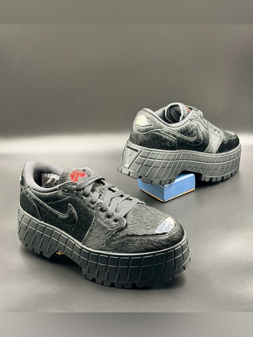 Wmns Air Jordan 1 Low Brooklyn 'Black Pony' - Picture 8 of 13